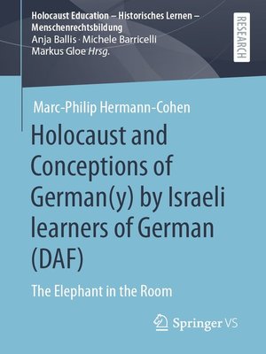 cover image of Holocaust and Conceptions of German(y) by Israeli learners of German (DAF)